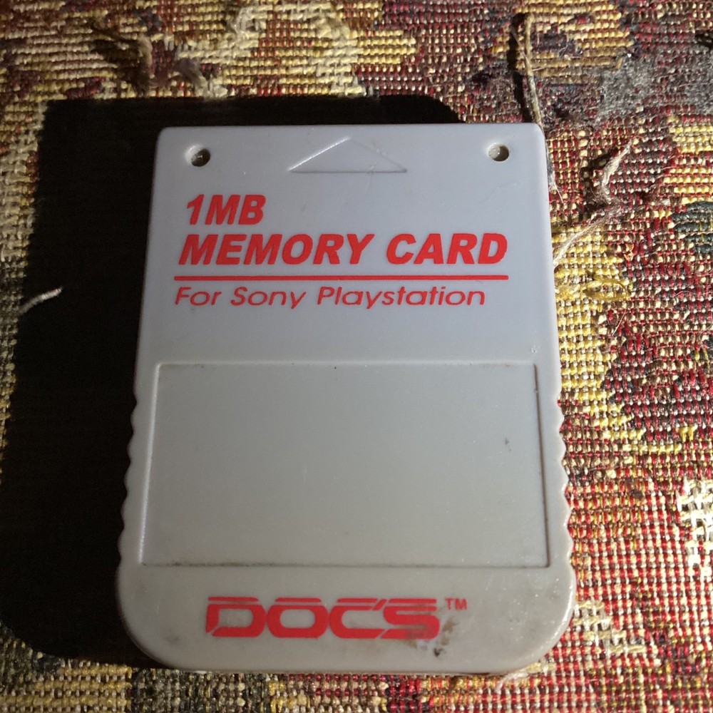 1Mb Docs Brand Memory card for Sony Playstation PS1