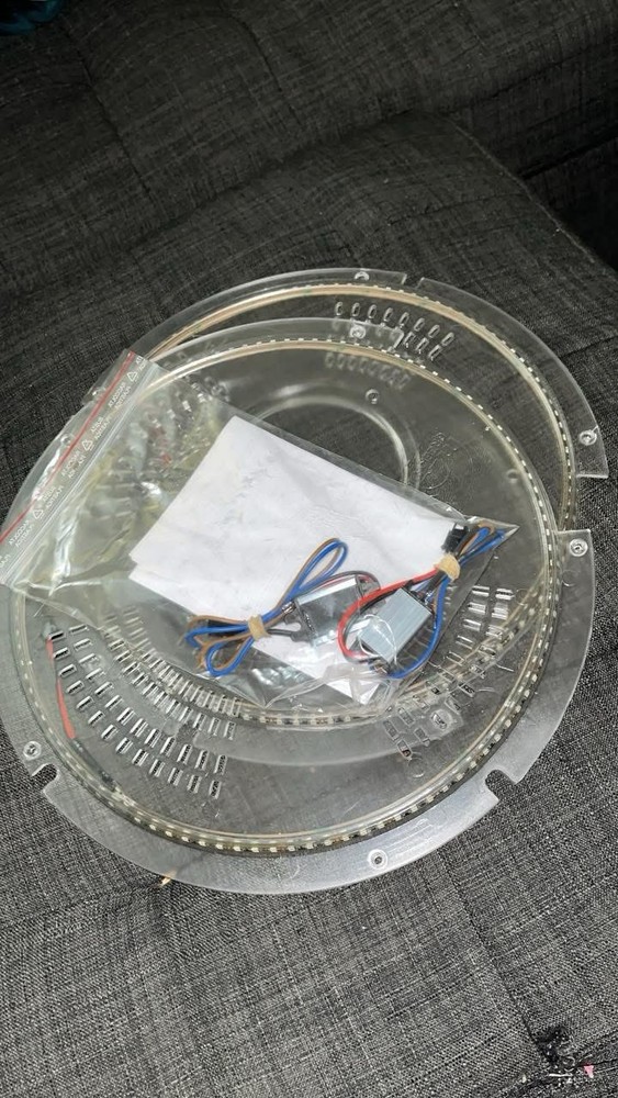 Technic Turntable Platter LED illuminating kit. Green Kit.