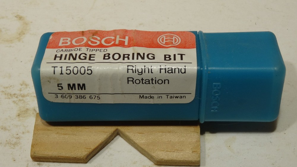 Bosch no. T15005, hinge boring bit