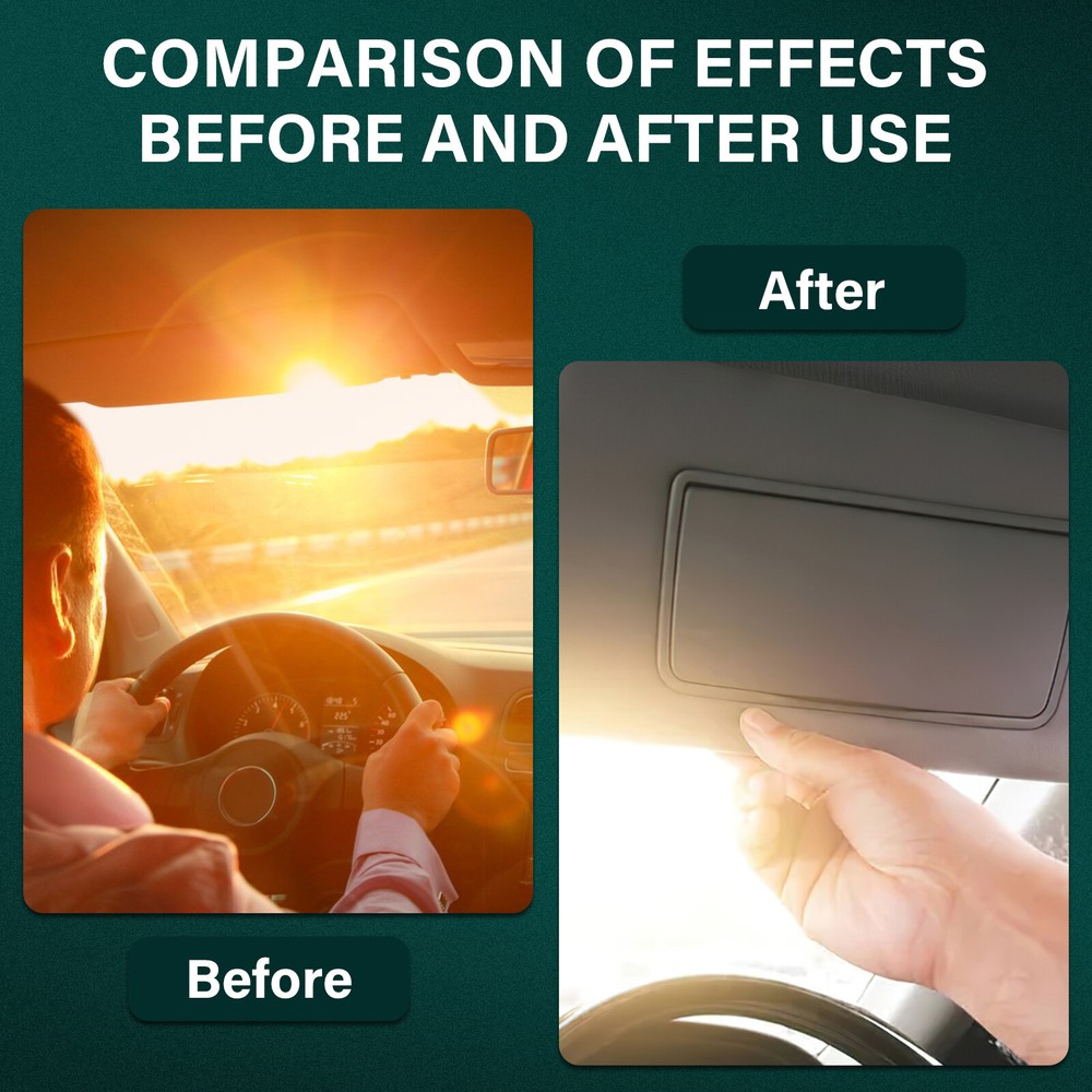 Driver Left Side Sun Visor For 2009-2013 Subaru Forester W/Mirror 92011SC033LO