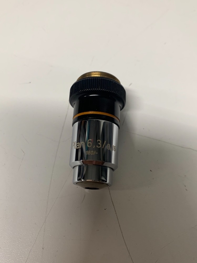 Carl Zeiss Plan 6.3/0.16 160/- Microscope Objective Lens