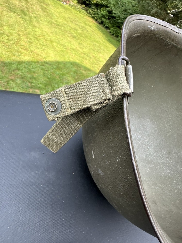 NAMED CAPTAIN M1-C PARATROOPER HELMET SHELL - Nice Example