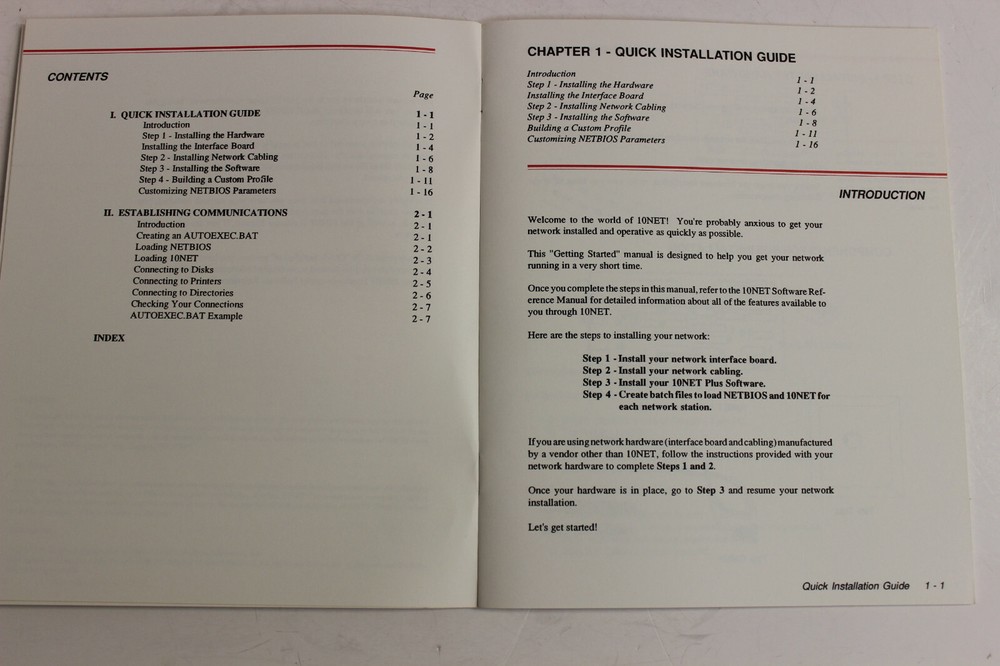 DCA 10 NET PLUS LOCAL AREA NETWORK SOFTWARE LAN V 4.0.61 REV D 5.25 DISKETTES