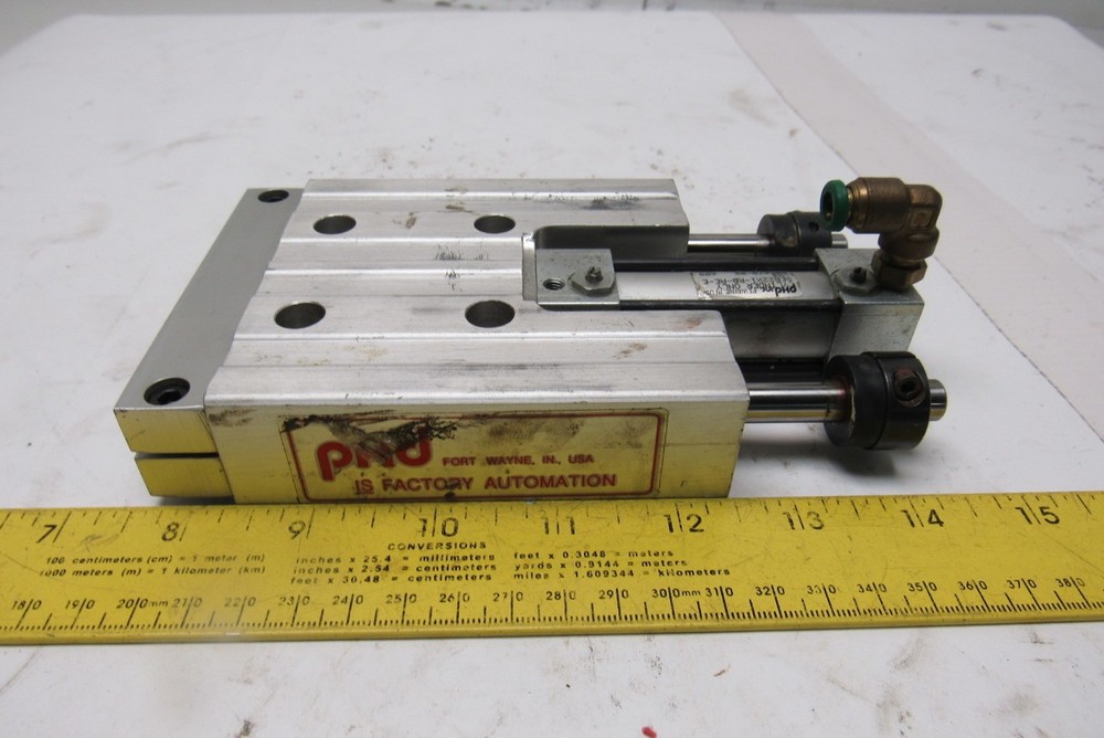 PHD SEB22X11/4-AE-E-PB Pneumatic Linear Slide & Cylinder Assembly