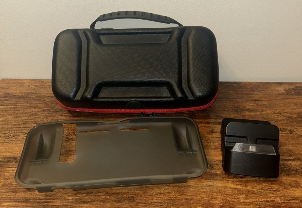 Nintendo Switch Accessory Bundle TV Docking Station, Rugged Travel Case, & Grip