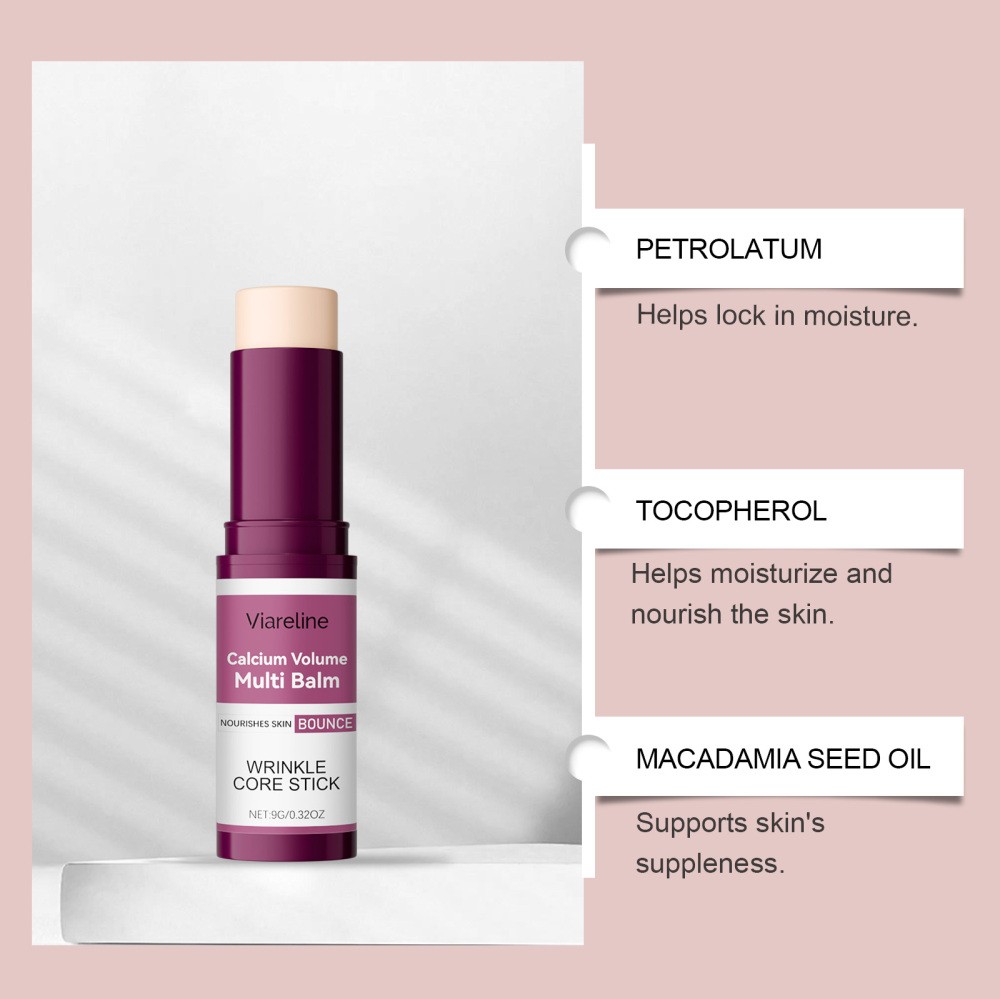 2Pack Calcium Volume Multi Balm Wrinkle Core Stick Collagen Moisturing Stick