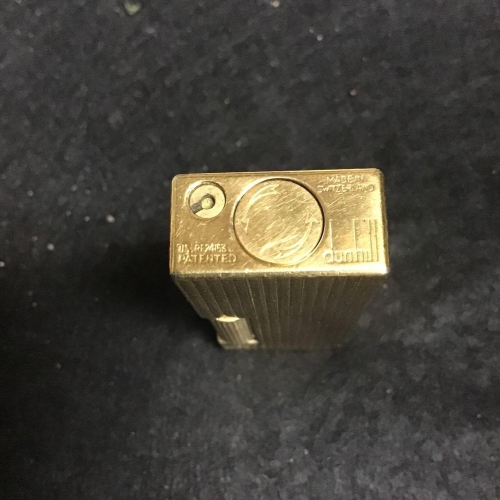 Overhauled Dunhill Rollagas lighter Gold without box