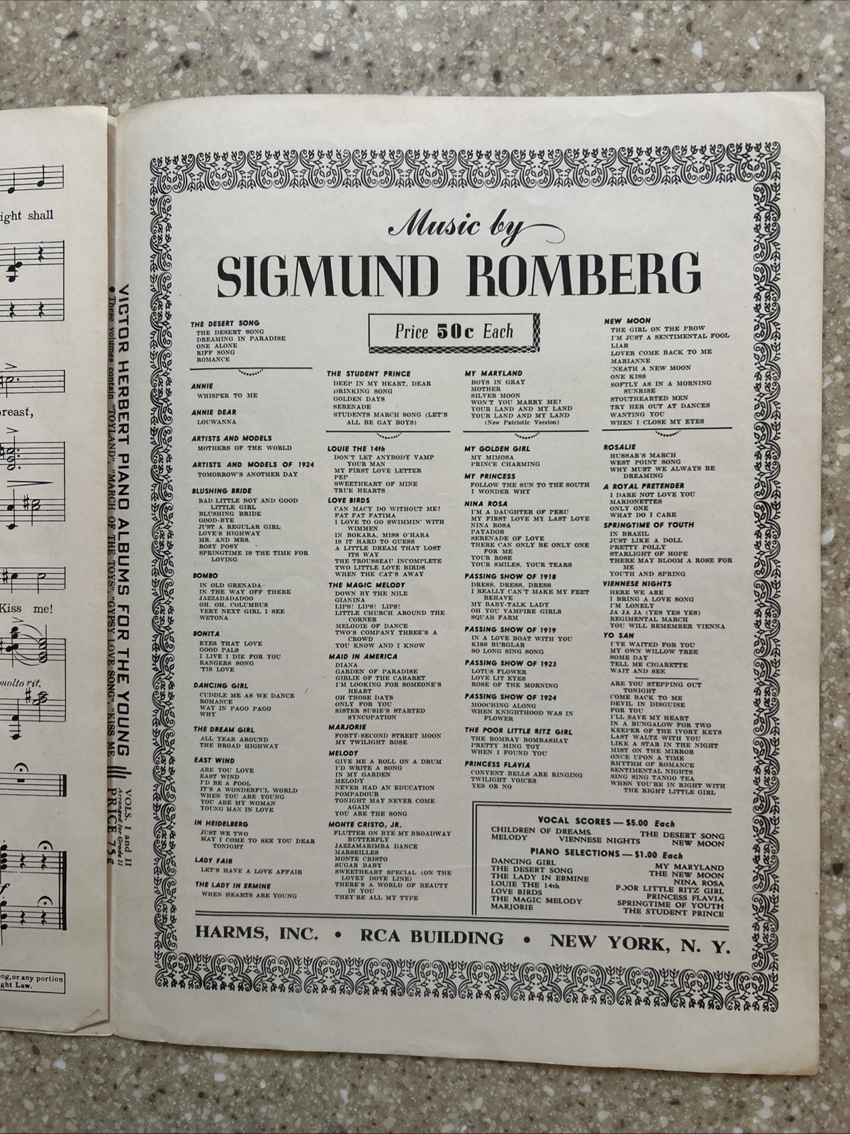 1915 Kiss Me Again Antique Piano Sheet Music Henry Blossom and Victor Herbert