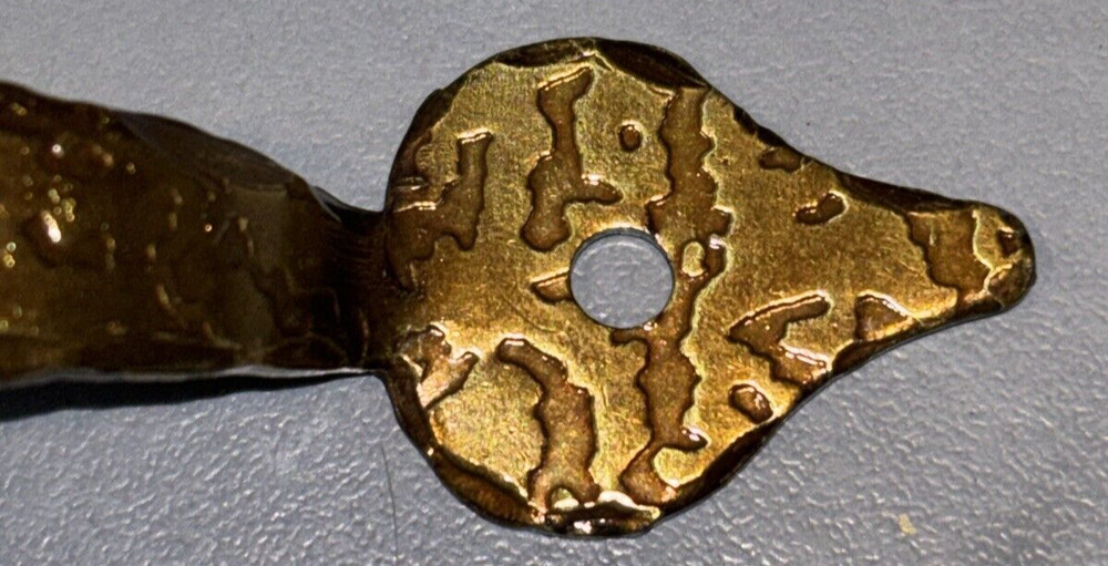 Hammered Copper Look Cabinet Door Handle Pull.