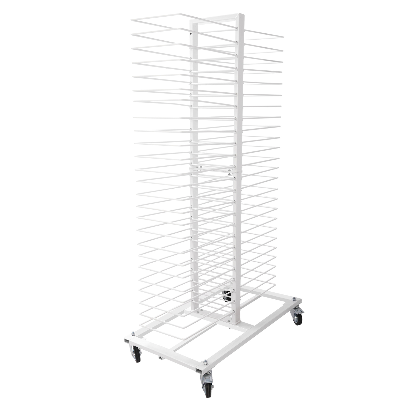 50 shelves 4 Casters Art Drying Rack Drying Stand For Doors/Shelves/Paint Shops