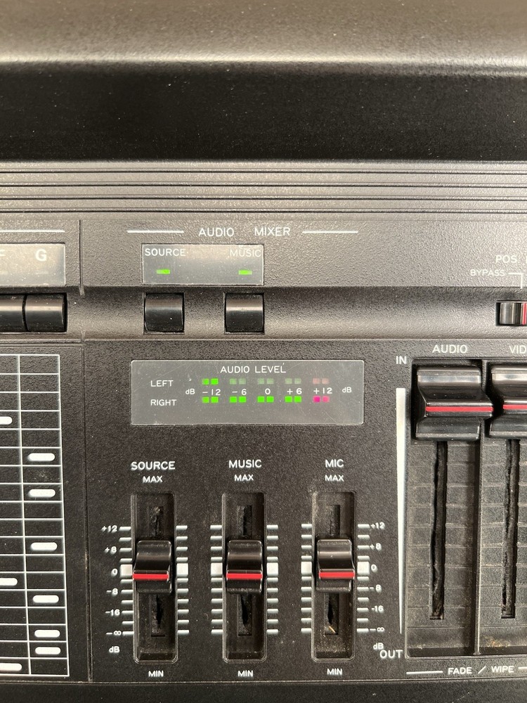 Ambico Audio/Video Editing Effects Mixer Model V-6300 Untested - Powers On