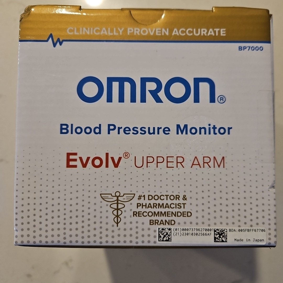 Omron Evolv Wireless Upper Arm Blood Pressure Monitor
