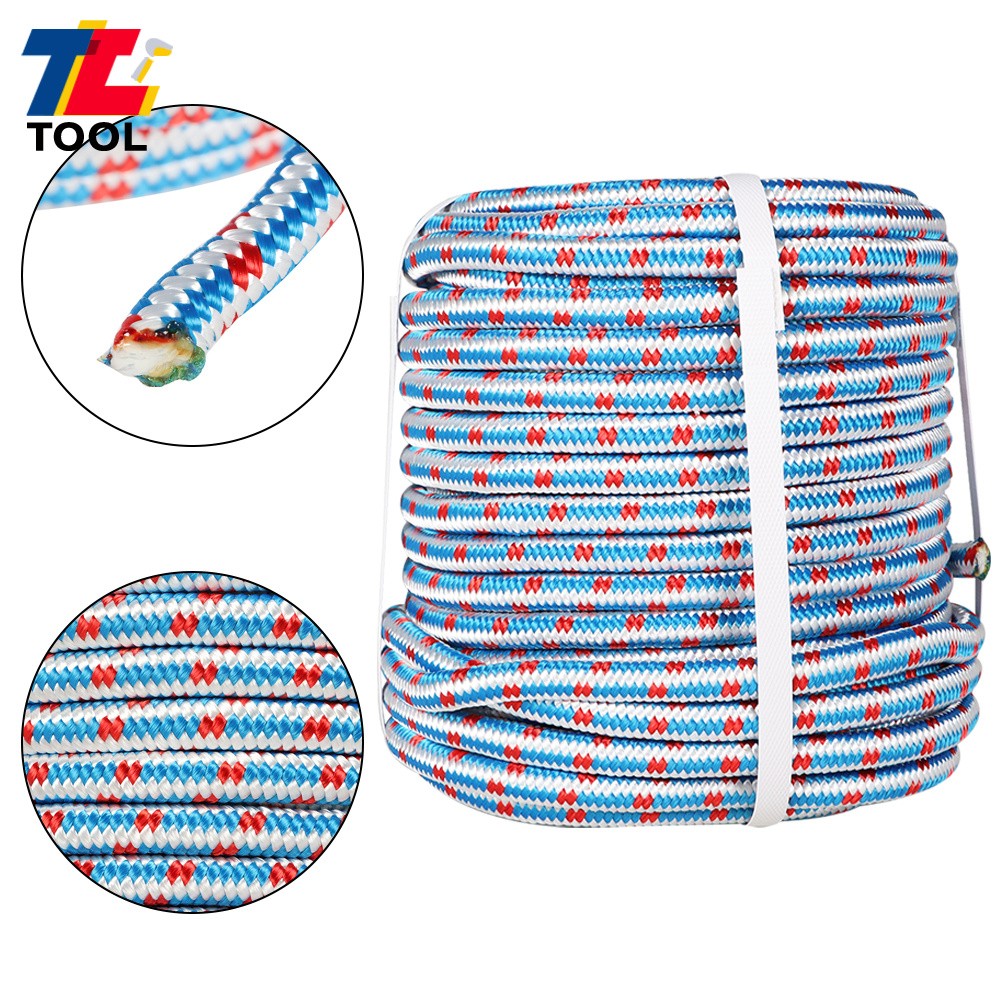 1/2"×150' 16 Strand Double Braid Polyester Arborist Tree Nylon Rope