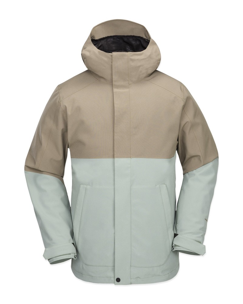 Volcom Brighton Full Zip Men's Winter Jacket, Agave, Small