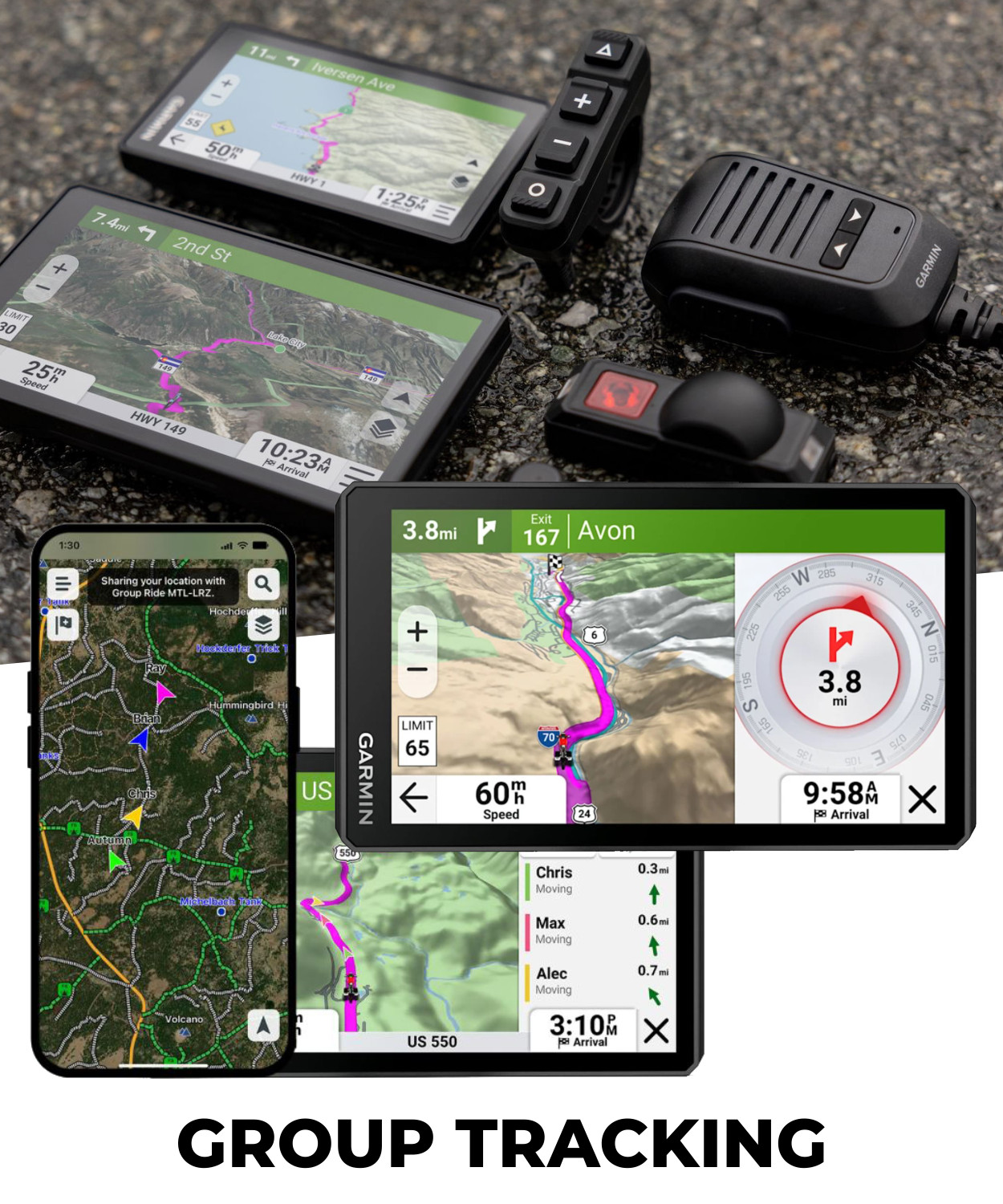 Garmin Zumo XT3 Rugged Motorcycle GPS Navigator 6'' Display