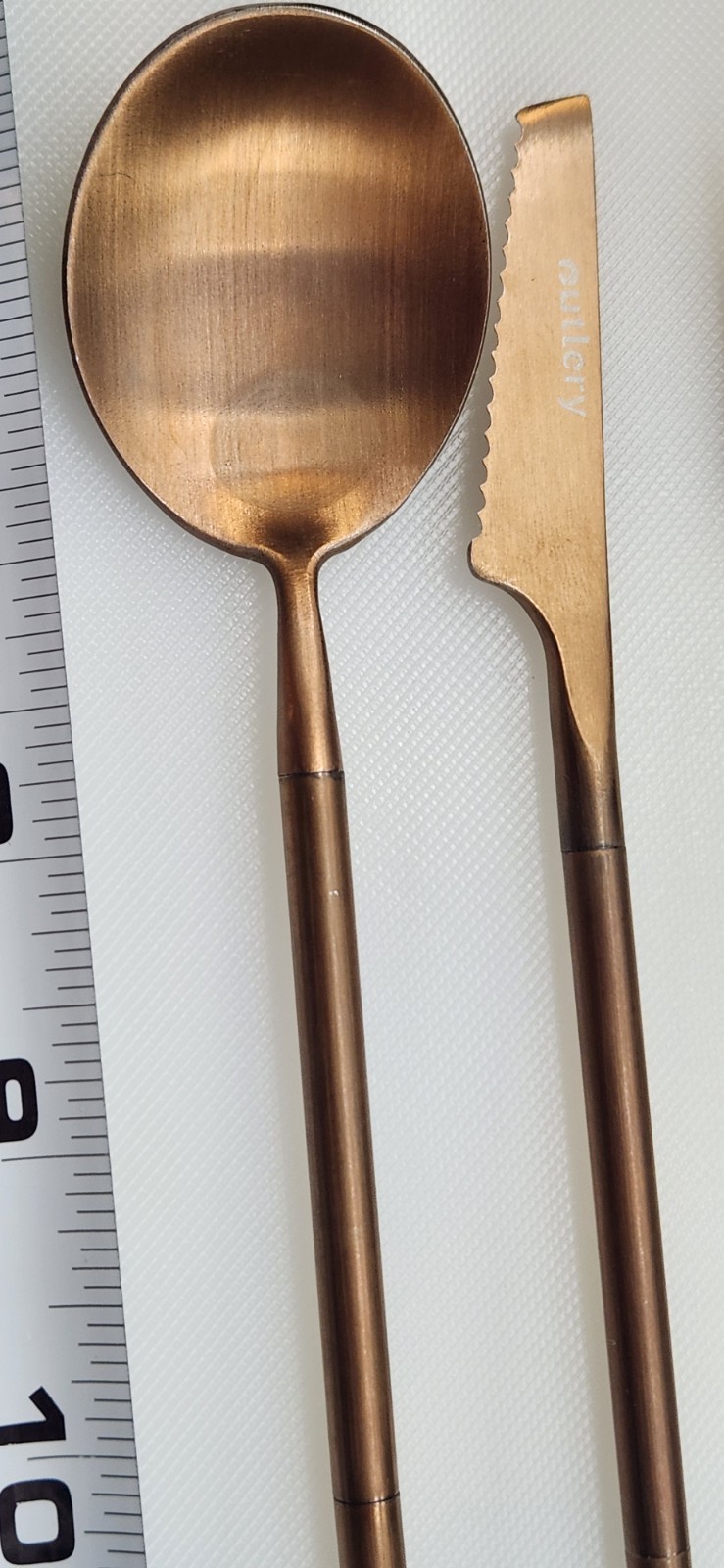 Outlery Portable Travel Cutlery Set Spoon Fork Knife Reusable Camping...