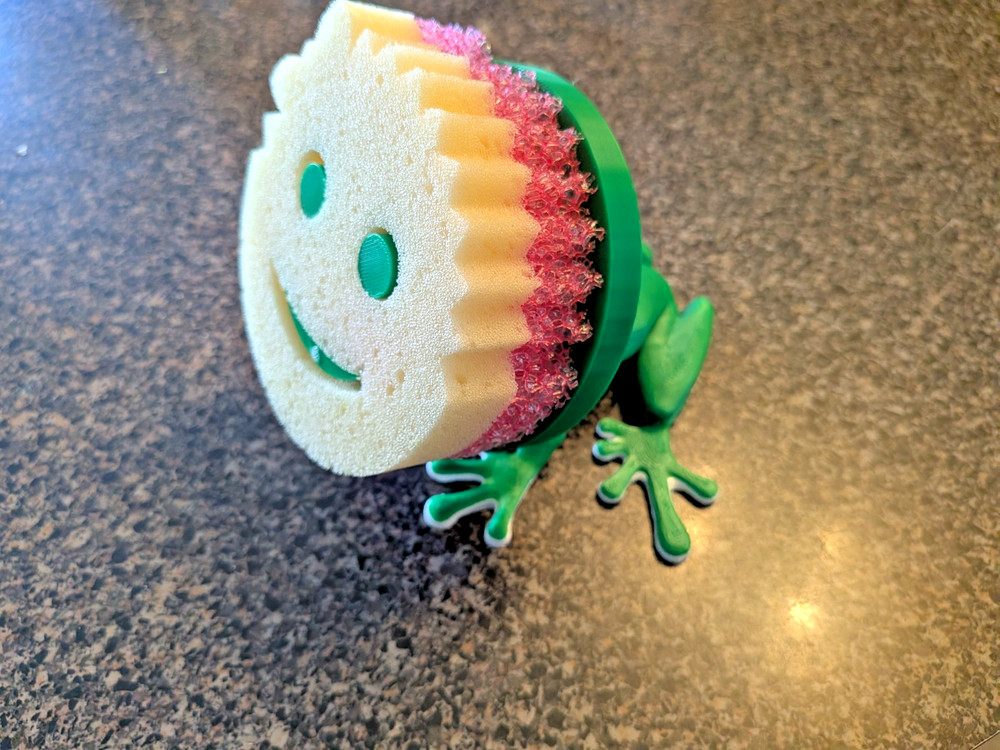 Scrub Daddy Sponge Holder Stand - Frog