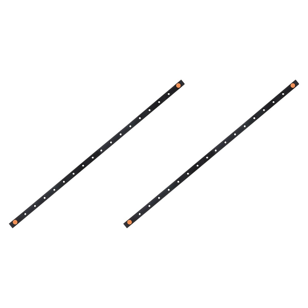 2pcs MGN12 450mm Linear Guide Rail, Black