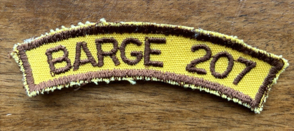 BARGE 207 NEW EMBROIDERED  SEW ON PATCH