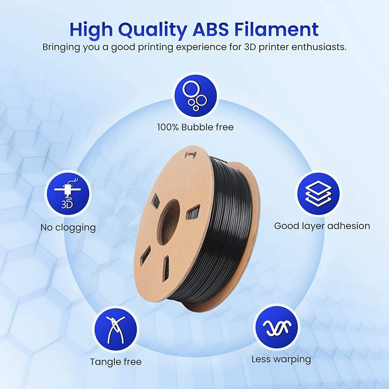 JAYO 11KG 3D Printer Filament 1.1KG/SET 1.75mm PLA PLA+ SILK PETG PLA Meta Wood