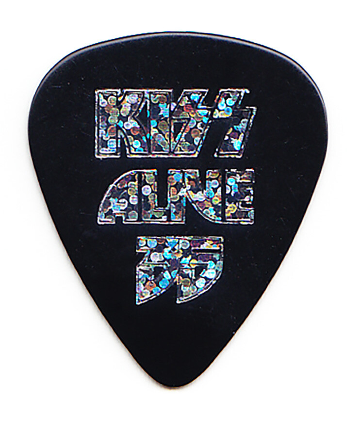 KISS VIP Meet & Greet Alive 35 Black Guitar Pick - 2008-2009 Alive 35 Tour
