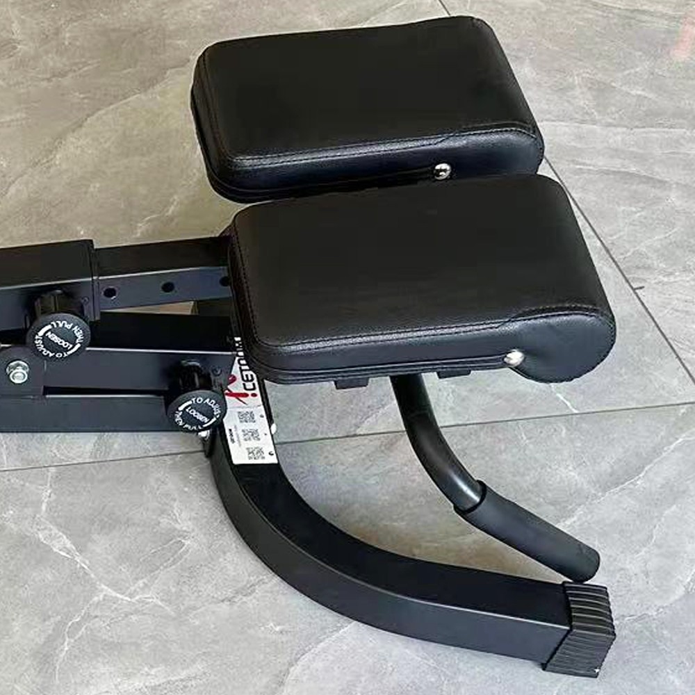 Fold Roman Chair Back Extension Bench Adjustable Angle Abdominal Exercise