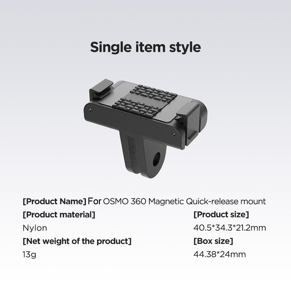 Magnetic Mount Adapter for DJI OSMO 360 Camera Bracket Quick Release Accessories
