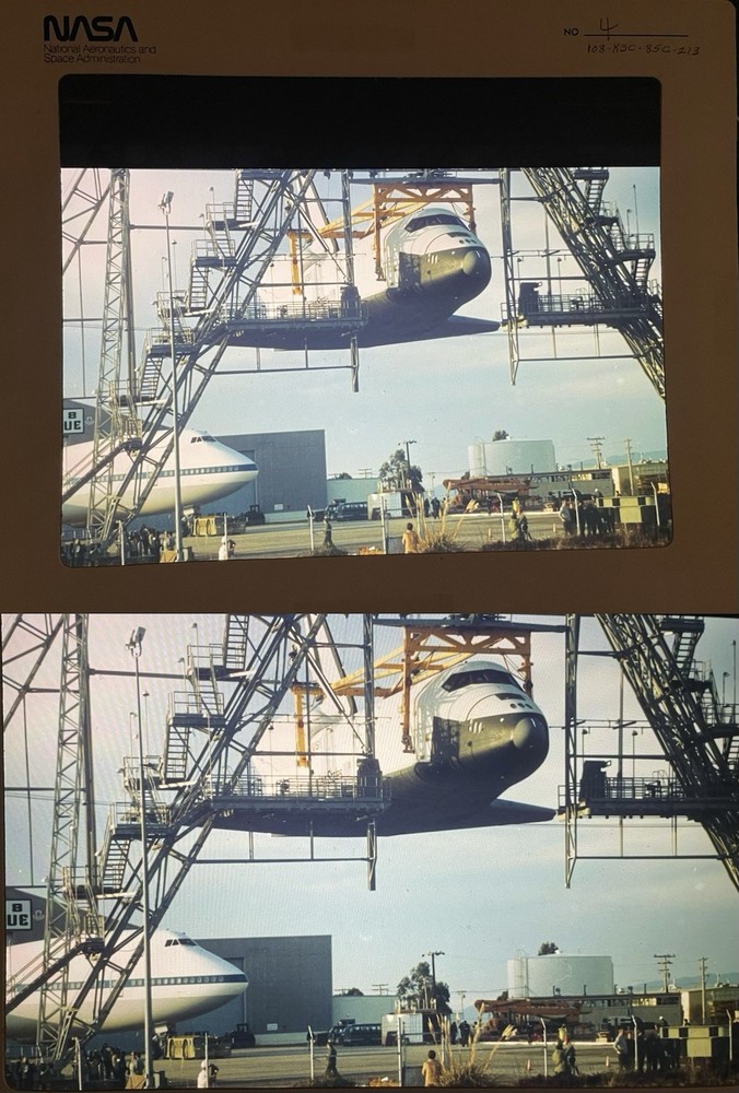 1972-1990 NASA Space Shuttle Program 100+ Large Transparency Presentation lot