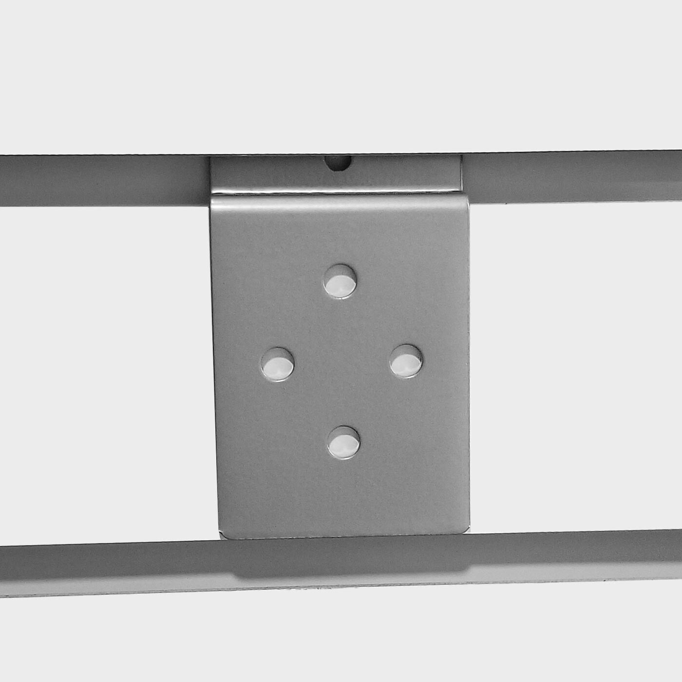 Slatwall Backplate, Slatwall Mounting Plate 100 pieces Silver