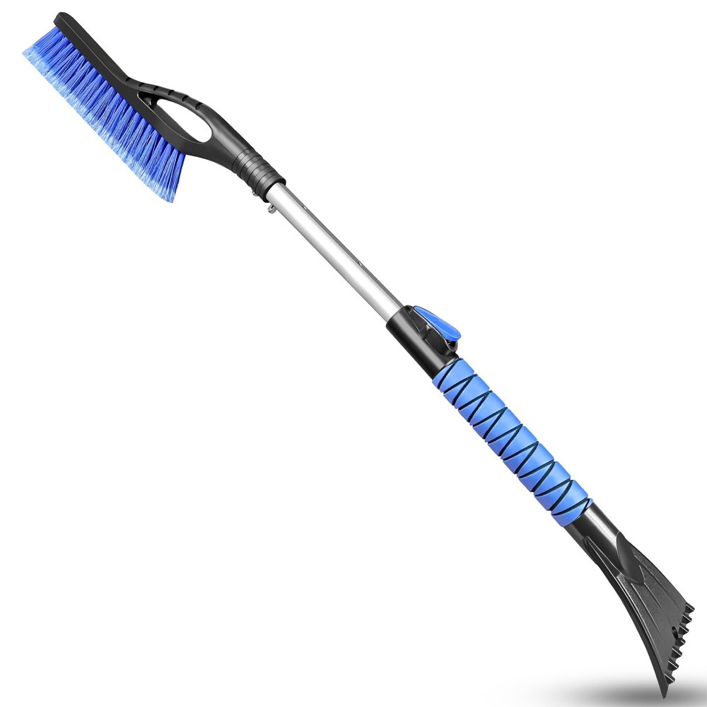 Extendable Snow Brush and Ice Scraper for Car Windshield and Windows
