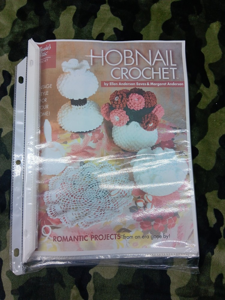 Crochet Patterns Bundle Loose Leaf Annies Attic 9 Projects Sleeve Romantic '07