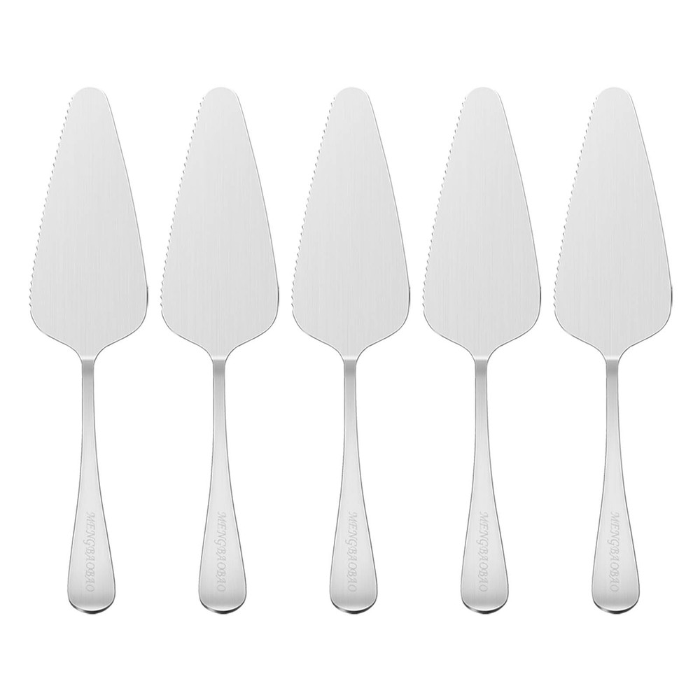 5x Cake Server Pie Holder Transfer Triangular Spade Spatula for Pizza Cake Ba...