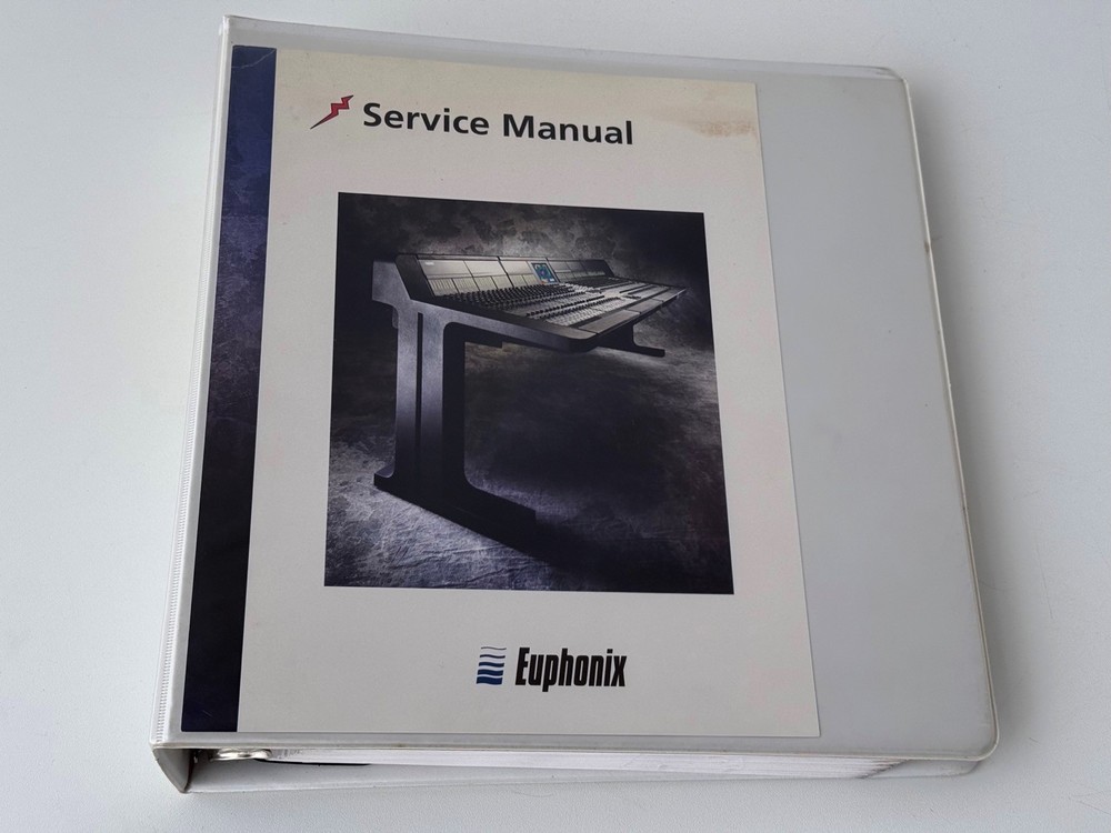 Euphonix CSII / CS2000 Software Discs + Operating Service Manual + Schematics