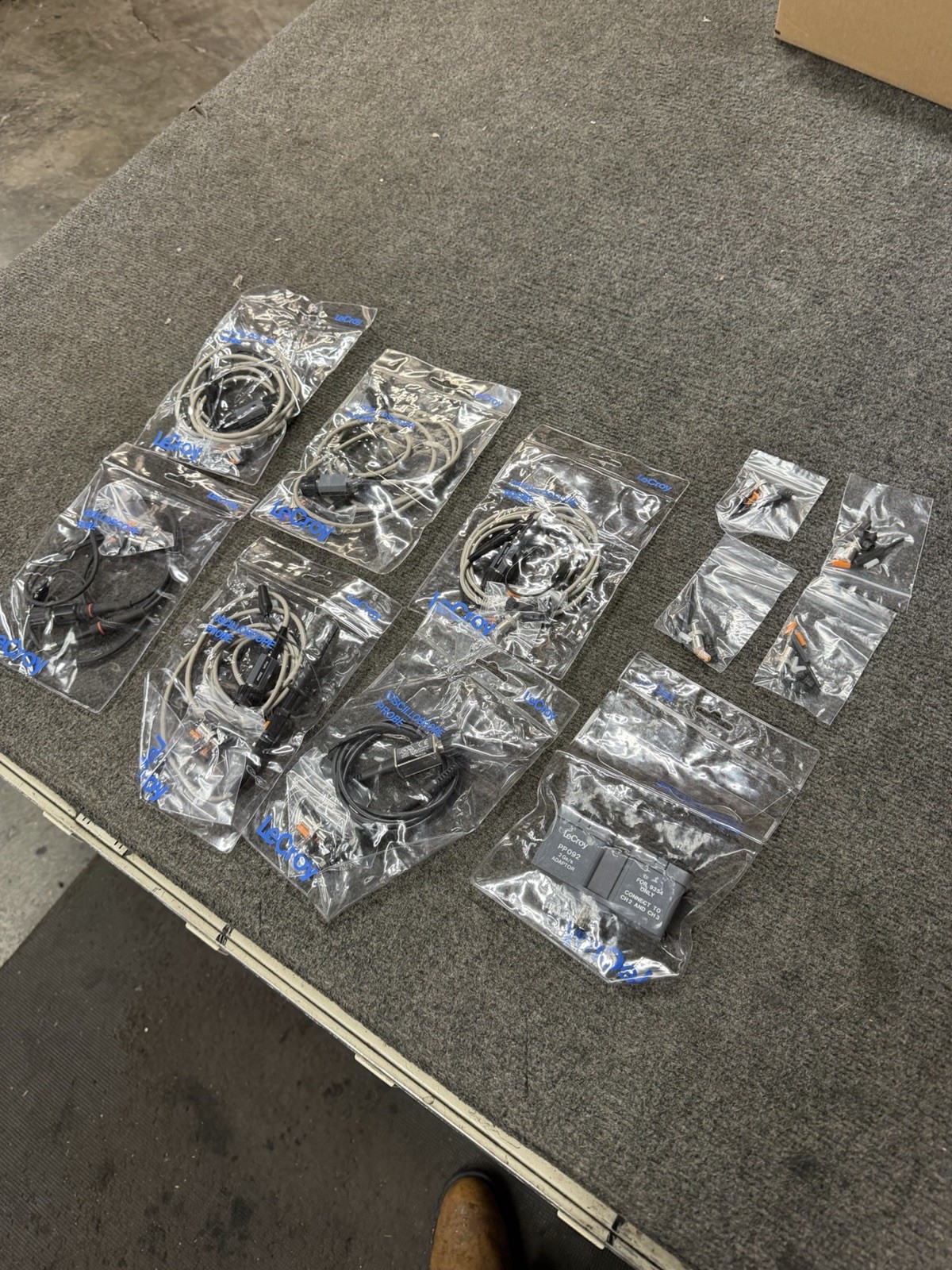 6 Lecroy Oscilloscope Probes (4) PP002, PP005, PP006 & PP092 Adapter