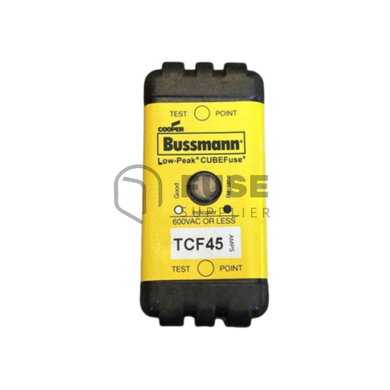 1PC New BUSSMANN TCF45 45A 600V Time Delay Fuse