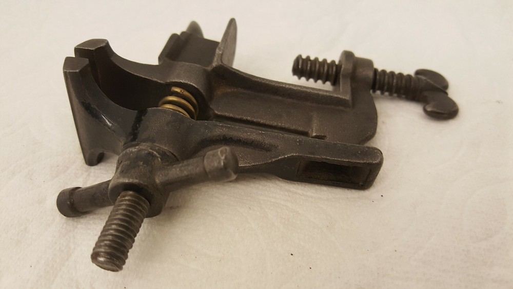 Antique tiny tabletop anvil vise small