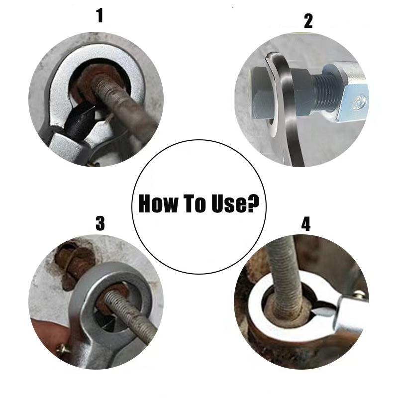 9-27mm Nut Splitter Breaker Set Nut Remover Extractor Adjustable Cracker Tools