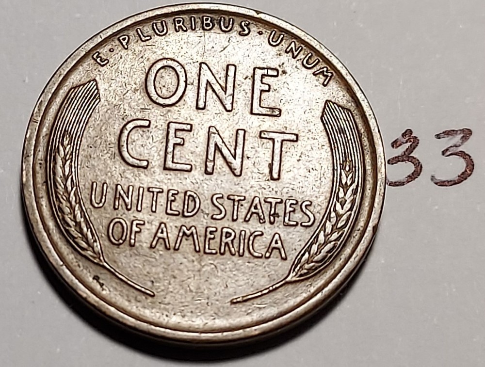1919 Lincoln Wheat Cent #33