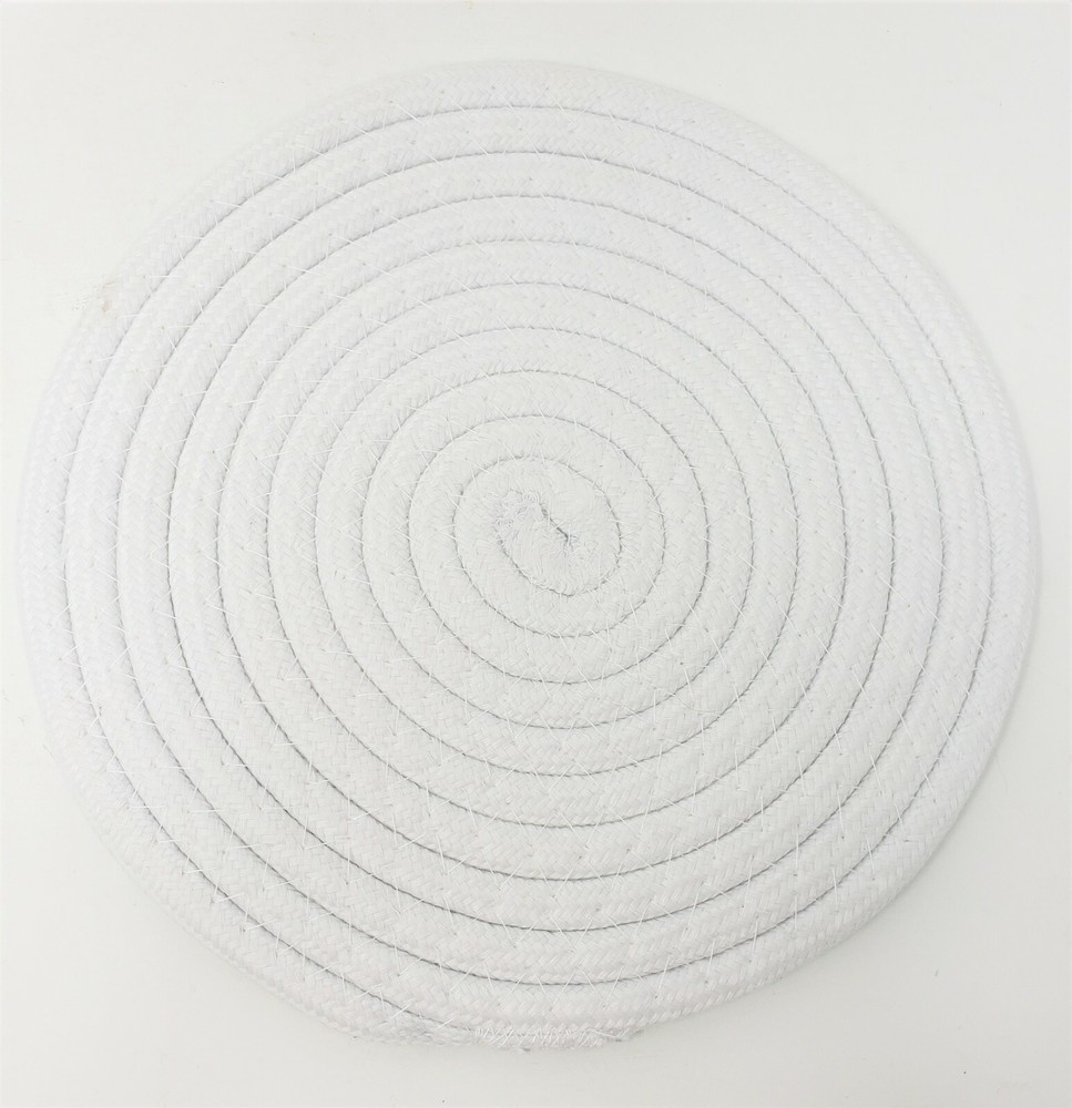 9" Decorative Fabric Trivet - New - Making Spirits Bright