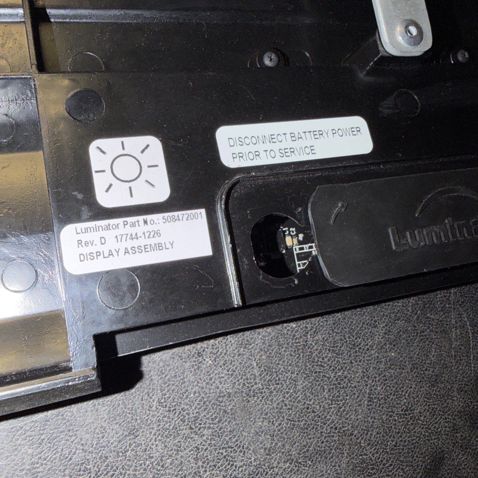 LUMINATOR 16x40 SMD FRONT HORIZON DISPLAY 510818001 LED AMBER TRANSIT BUS SIGN