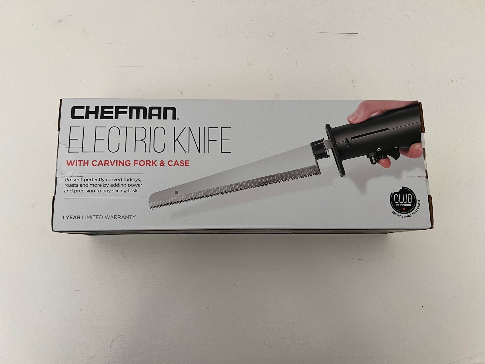 Electric Knife for Carving Meats, Poultry, Bread, Crafting