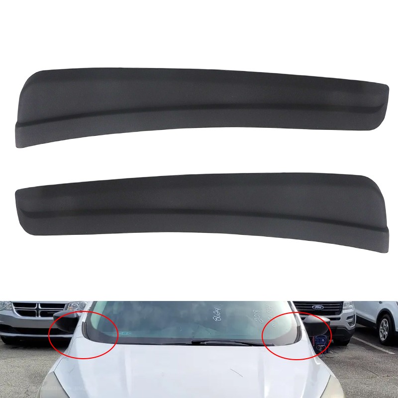 Front Left/Right Windshield Molding Cowl End Seals For Ford Escape 2017-2019