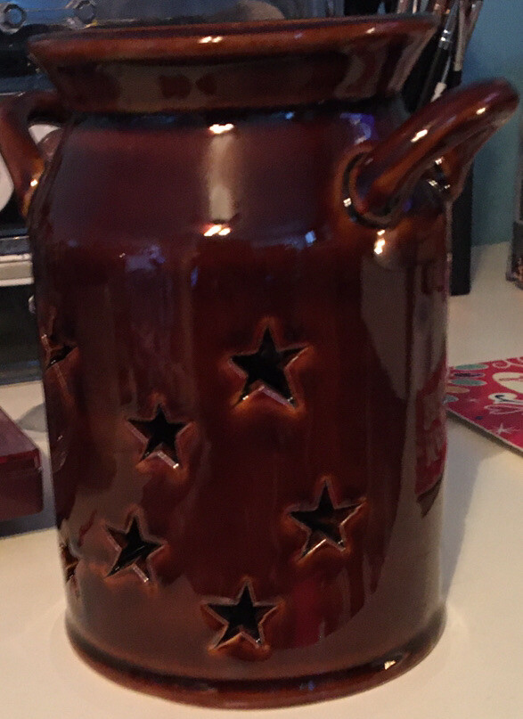 Jaclyn Smith Small Ceramic Candle Holder