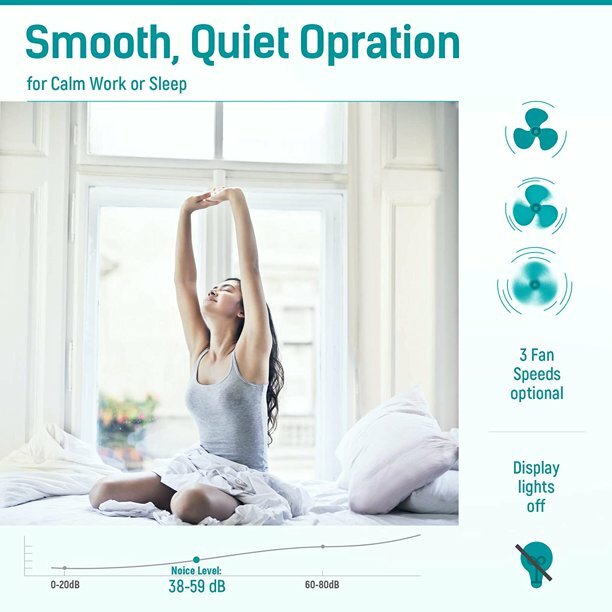 PARTU HEPA Air Purifier for Home with Fragrance Sponge NEW White BS-03