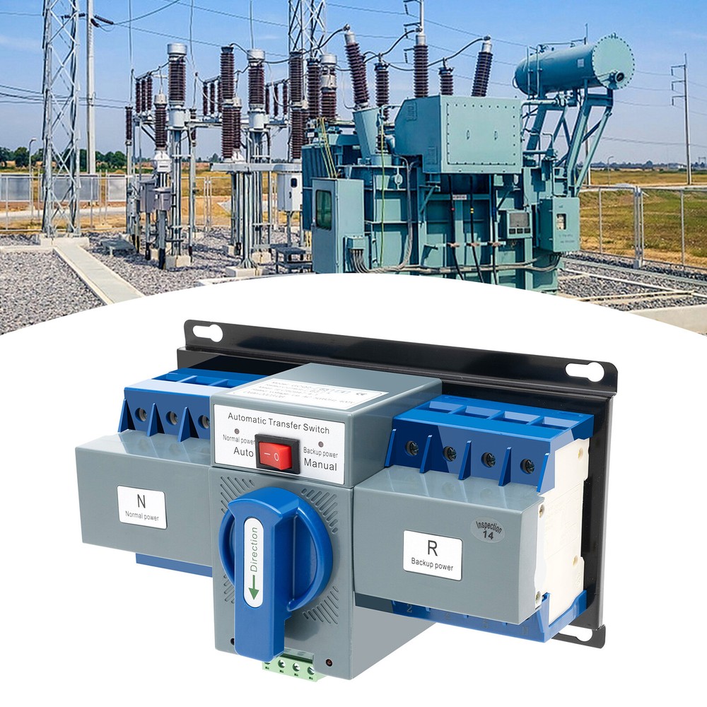 Industrial Automatic Transfer Switch 63A 4P ATS AC Generator Changeover Switch