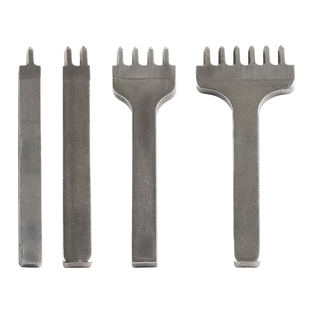 Professional Hole Punch Tool for Leather Craft Pricking Iron Stitching Chisel