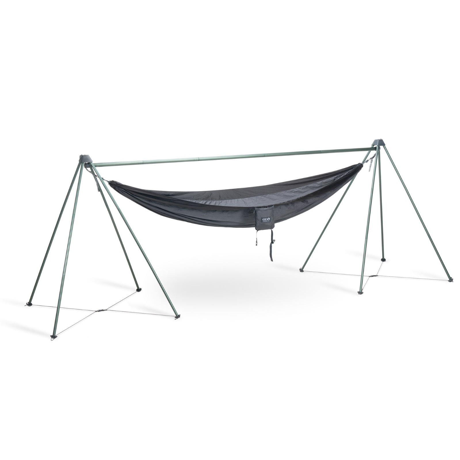 ENO Nomad Hammock Stand Portable Folding Hammock Stand Forest Green, No Fees