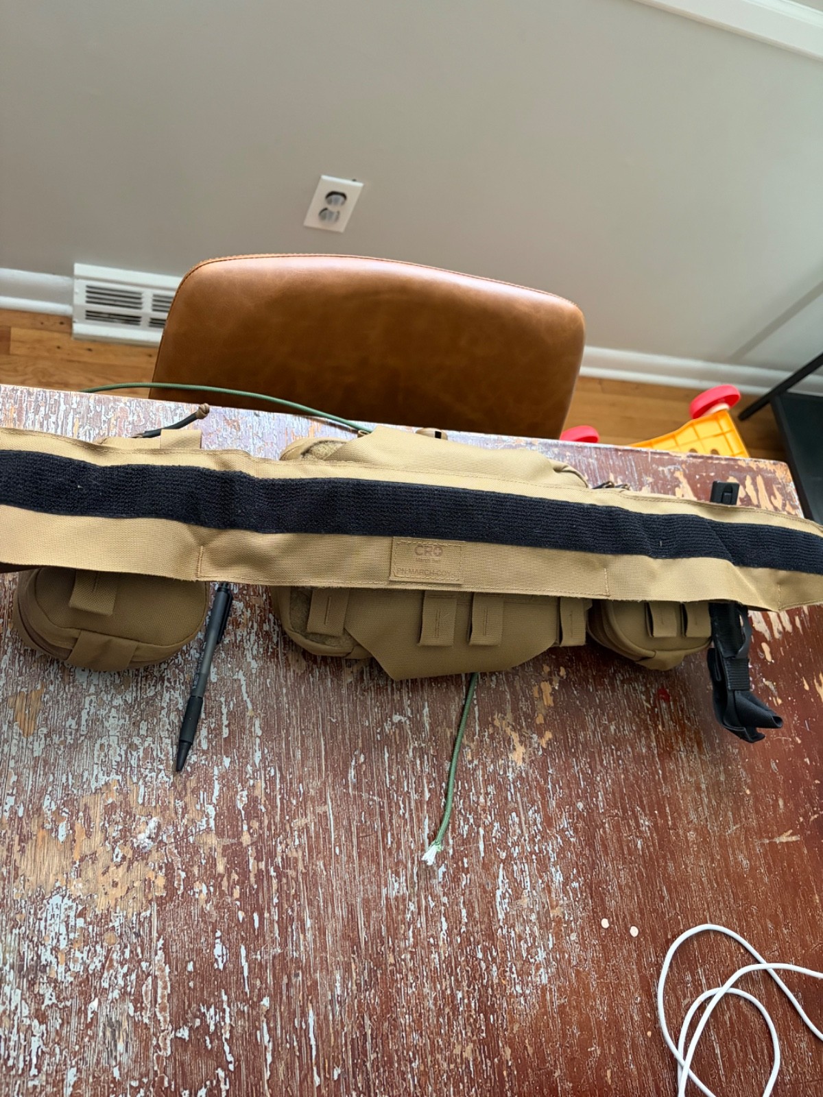 CRO Medical MARCH Belt w/ Laser Cut Panels & Cobra Buckle NEW size large