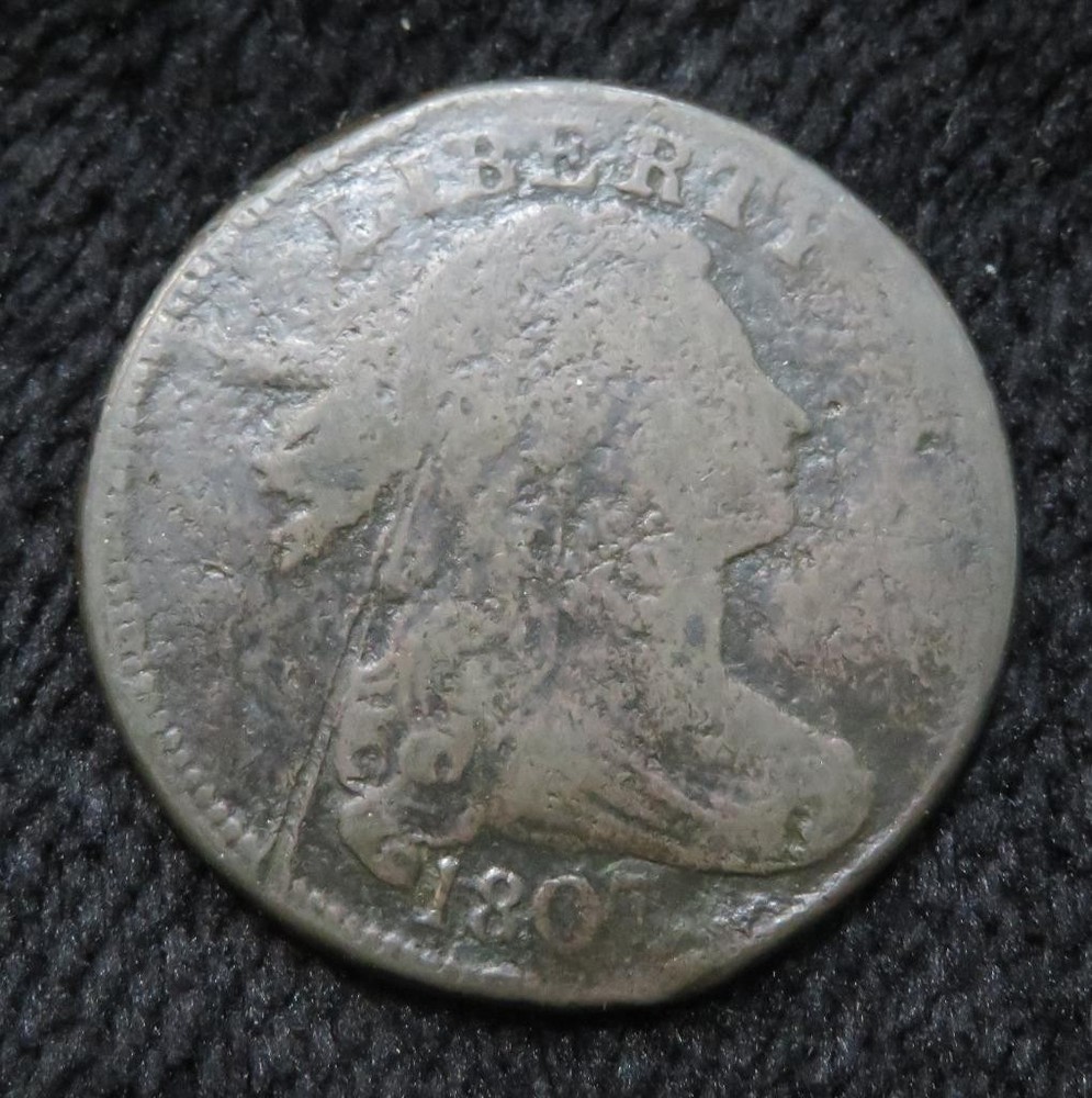 1807 Draped Bust Large Cent * Comet Variety * Neat * 5920