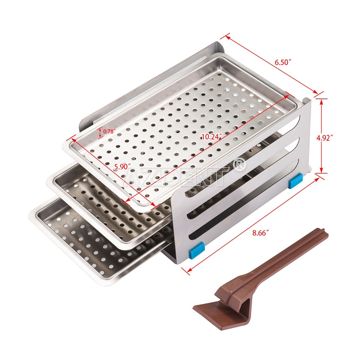 18L Autoclave Steam Sterilizer Dental Vacuum Automatic Medical Sterilization